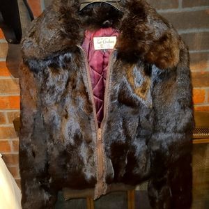 Chinchilla fur coat Large